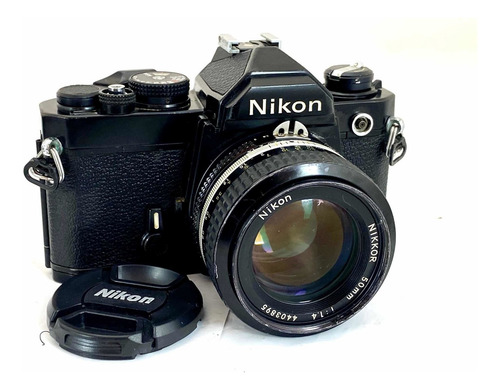 Imagem 1 de 5 de Nikon Fm Com 50 Mm1.4 Nikkor Câmera Perfeita