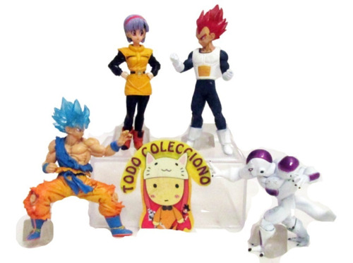 Colección Por 4 Figuras Importadas Capsulas Dragon Ball 
