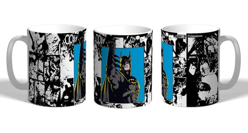 Taza Batman Tipo Comic Super Héroes Dc