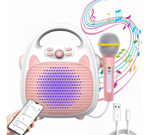 Jf Máquinas De Karaoke For Niños, Altavoces, Juguetes Color
