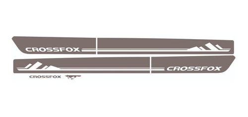 Faixa Lateral Traseira Adesivo Crossfox 2012