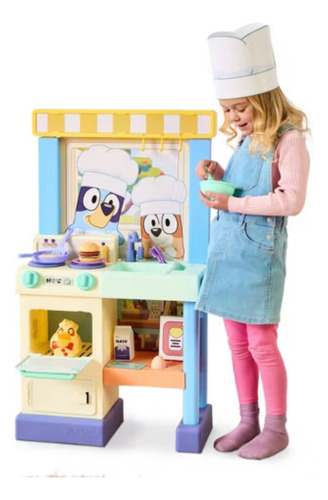 Mini Cocina Bluey Con Accesorios Original Set Cocinita