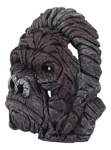 Escultura De Cabeza De Gorila, Diseño Único Y Elegante