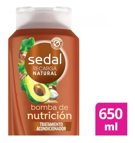 Sedal Bomba De Nutricion 650 Ml Shampoo / Acondicionador 