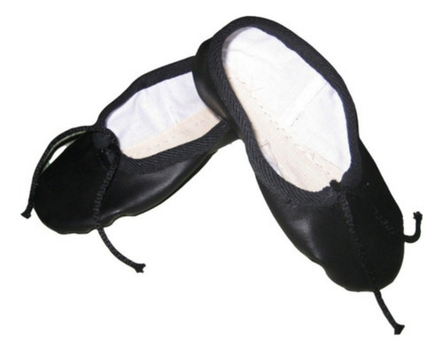 Zapatillas De Danza, Media Punta, Badanas De  Cuerina