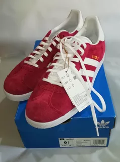 adidas Gazelle Unisex Color Rojo-tinto 27.5 (9.5 Us Men)