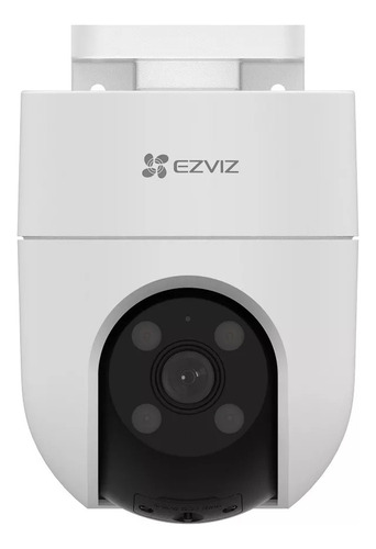 Kit 3 Camaras Color H8c 360 Exterior Wifi 1080p Sirena Luz
