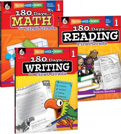 180 Days Of Reading, Writing, And Math For First Grade 3-...