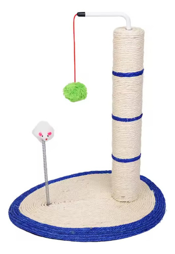 Juguete Rascador Sisal Extra Resistente Y Pelota Para Gatos