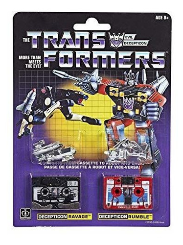 Transformers G1: Vintage Cassette 2-pack Decepticons Ravage 