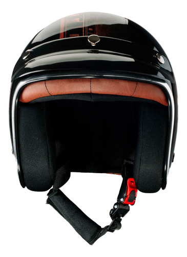 Imagen 2 de 6 de Casco Para Moto Abierto Vertigo Vintage Monkey Talle M