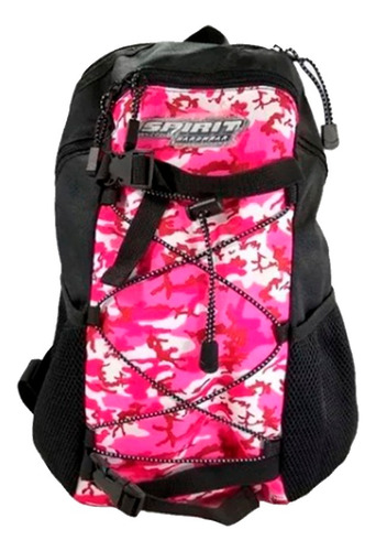 Mochila Spirit Action Small Negra Camo 1350 Empo2000