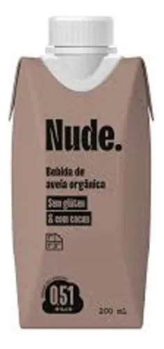 Bebida De Aveia Orgânica Com Cacau Nude 200ml