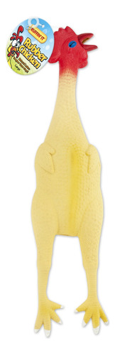 Ruffin It Rubber Chicken Pet Toy Grande