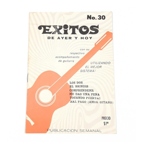 Éxitos De Ayer Y Hoy - No. 30 / Acordes Para Guitarra