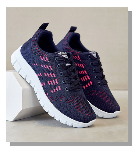 Zapatillas De Tenis Malla Cómodas Y Transpirables For Mujer