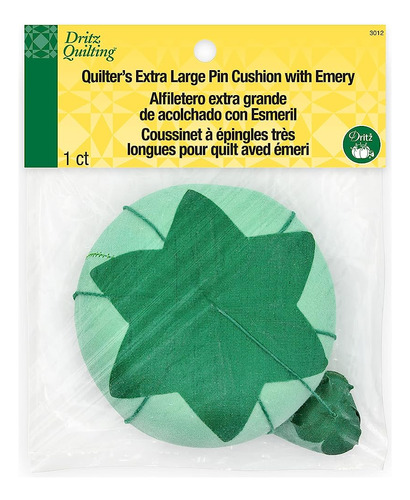 Dritz Quilting Extra-large Tomate Fresa Emery Pin Cojín, 4 P