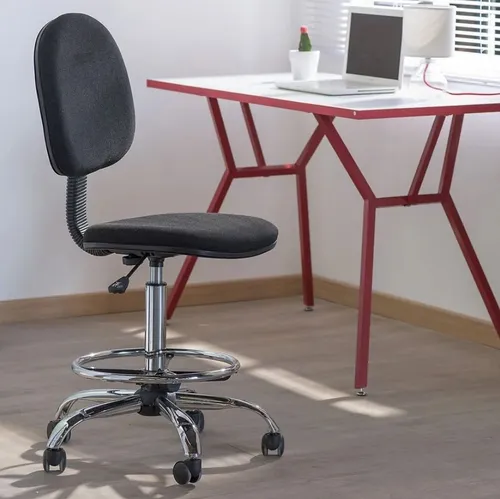 Silla Escritorio Cajero Oficina Regulable Ejecutiva Milenio Negro Nylon