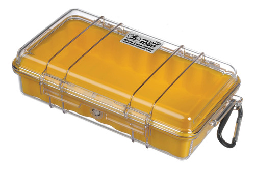 Pelican 1060 Clear Micro Case (yellow)