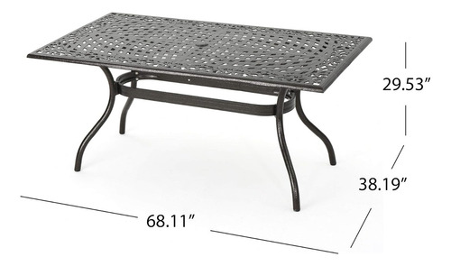 Set De Comedor De Patio; 7 Piezas; Christopher Knight Home