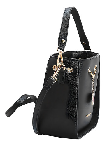 Bolso Chenson Elos E Element Chic Versatile Fashion para mujer, color negro