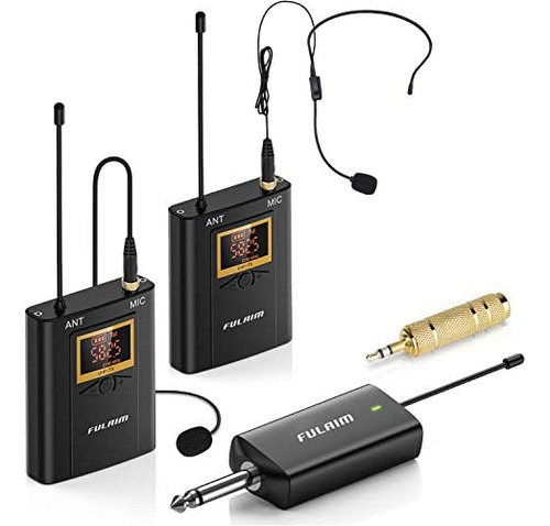 Fulaim Wm300 Sistema De Micrófono De Auricular Inalámbrico U