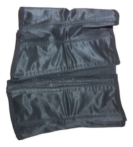 Faja Negra Con Sierre Y Broches Usada Talla Chica (Usado)