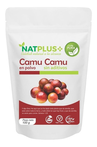 Camu Camu En Polvo Certificado 100g.