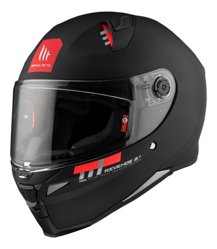 Casco De Moto Mt Helmets Revenge 2 S Black Matte