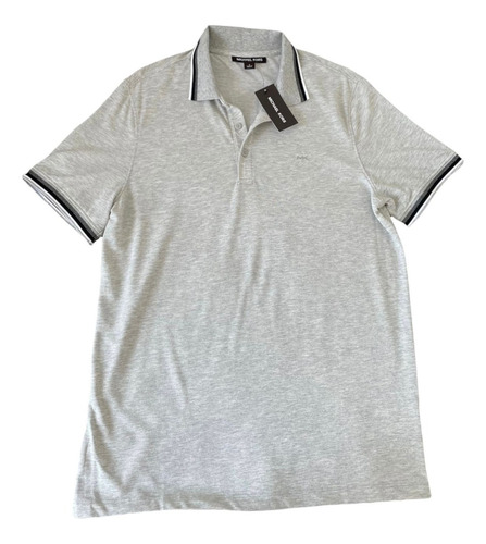 Polo Michael Kors Gris Con Cuello Para Hombre S