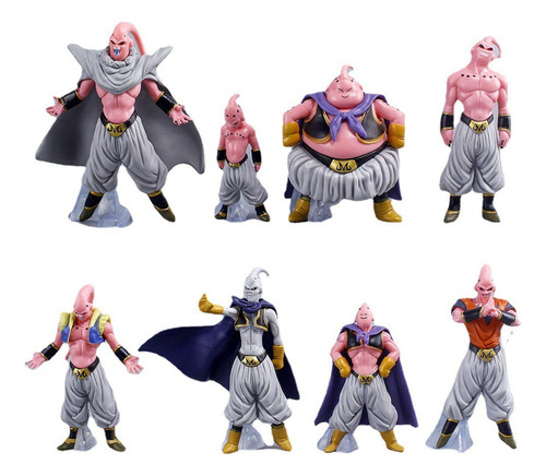 8pcs Dragon Ball Z Majin Buu Acción Figura Modelo Juguete