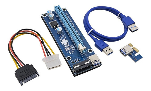 Riser Card Vga Usb 3.0 Pci-express Mineração Bitcoin Ether