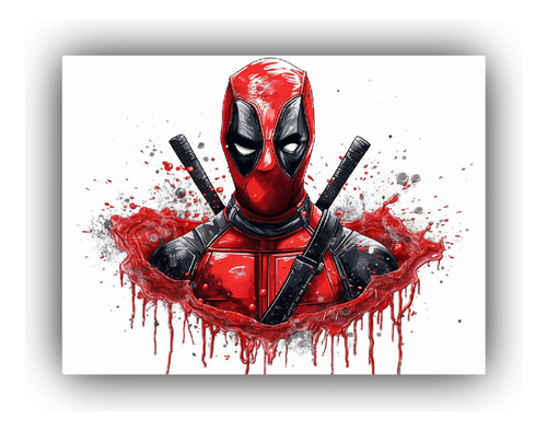 Poster Alta Calidad Deadpool Personalizados 50x40cm