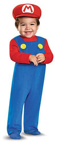 Disfraz Talla 12-18 Meses Para Bebés Mario Bros Halloween