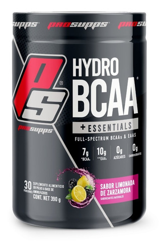 Prosupps Hydra Bcaa 30 Servicios Limonada Zarzamora