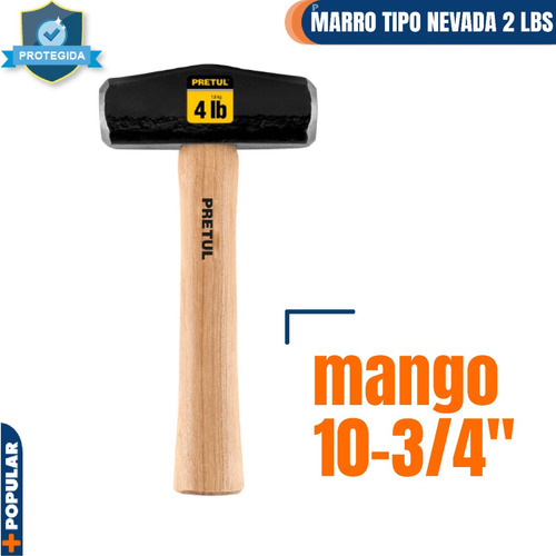 Marro Tipo Nevada 2 Lbs. Mango 10-3/4 , Pretul 22215