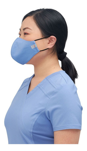 Cherokee Ww560 Paquete 5 Cubrebocas Anti Microbial Repelente Color Cie - Azul Cielo