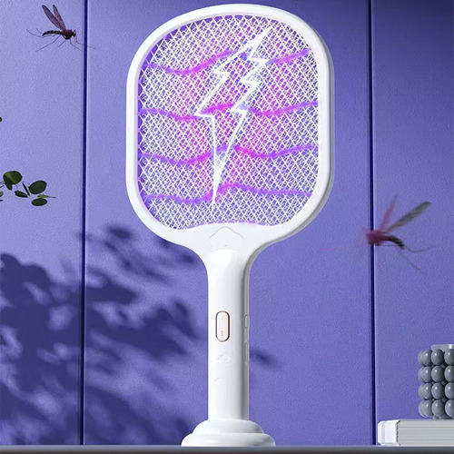 Raqueta Para Mosquitos Electricas Recargables Moscos Led
