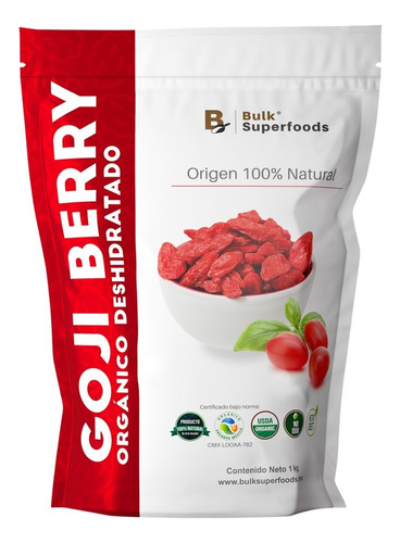 Goji Berry Frutos Secos 1 Kg Bulk Superfoods Premium
