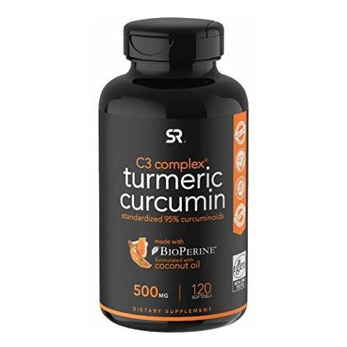 Curcuma Curcumina C3 Complex 500 Mg, Con Pimienta Negra