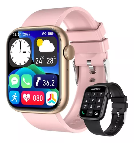 Reloj inteligente, rastreador de actividad física con monitor de frecuencia  cardíaca, reloj impermeable con monitor de sueño, reloj contador de  calorías para niños, mujeres, hombres, compatible con Android iPhone  Smartphone (rosa) JM