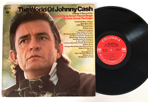 Johnny Cash The World Of Johnny Cash Lp Doble Usa 1970 Ex