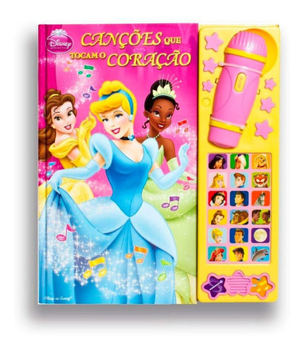 Livro Canções Que Tocam O Coração - Princesas Disney