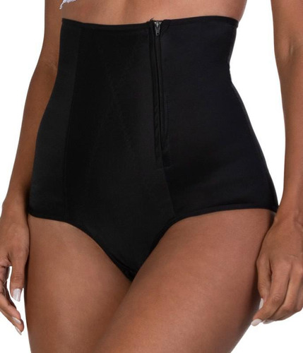 Cinta Calça Alta Cetinete Com Reforço Zíper Tamanho G 3140