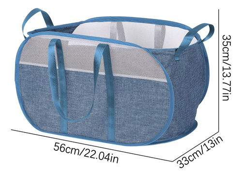 Cesta Plegable Para Ropa Sucia, Plegable, Gruesa, En Forma D