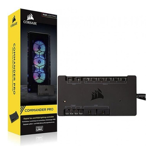 Controlador Corsair De Luces Y Abanico Pro Icue Cl-9011110-w