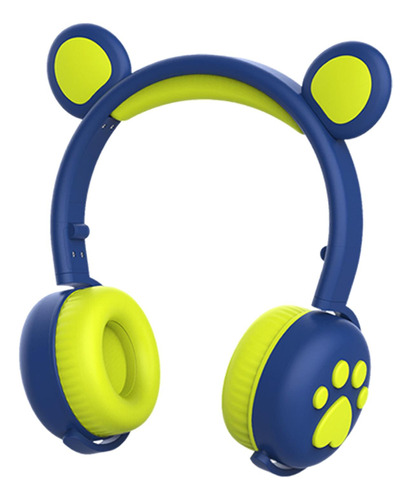 Niños Auriculares Inalámbricos Bluetooth Y Azul Oscuro