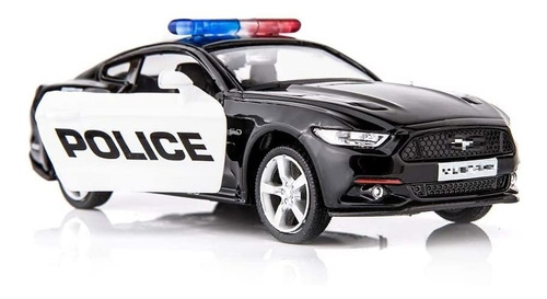 Vehículo A Escala Ford Mustang Gt Automóvil De Policía 1/36