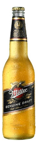 Cerveza Miller porrón rubia 6 unidades de 330ml