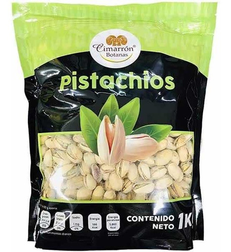 Pistache Tostado Y Salado Con Cáscara 1 Kg